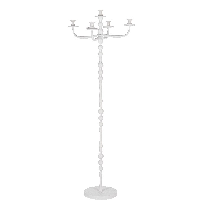 home-decor/candle-holders-lanterns/bizzotto-ridhi-white-candelabrum-5-flames-h152cm