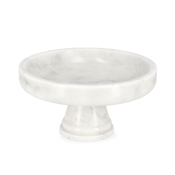 tableware/serveware/bizzotto-kandy-white-marble-cake-stand-diameter-25cm