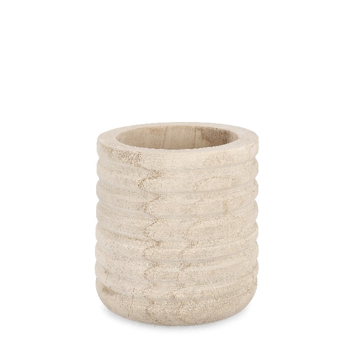 home-decor/vases/bizzotto-hashly-natural-wood-decor-vase-diameter-18cm-x-height-19cm