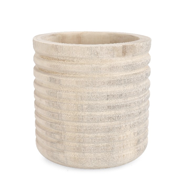 home-decor/vases/bizzotto-hashly-natural-wood-decor-vase-diameter-25cm-x-height-25cm