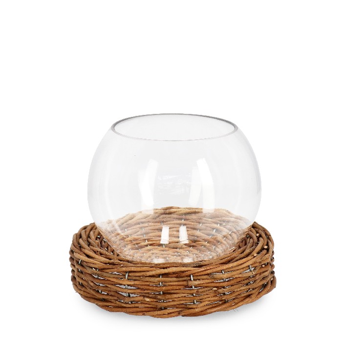 home-decor/vases/lolly-natural-glass-vase-d21cm
