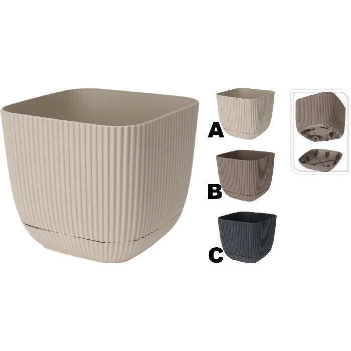 gardening/pots-planters-troughs/flowerpot-square-3-assorted-colours