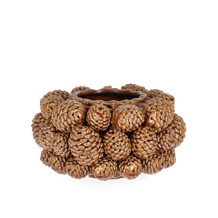 home-decor/vases/pigna-brown-vase-–-h15cm