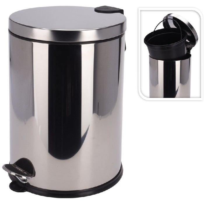 household-goods/bins-liners/excellent-houseware-waste-bin-30l-silver