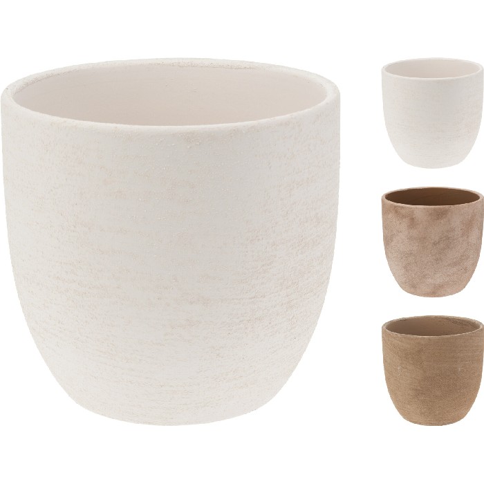 gardening/pots-planters-troughs/flower-pot-135mm-x-125mm-3-assorted