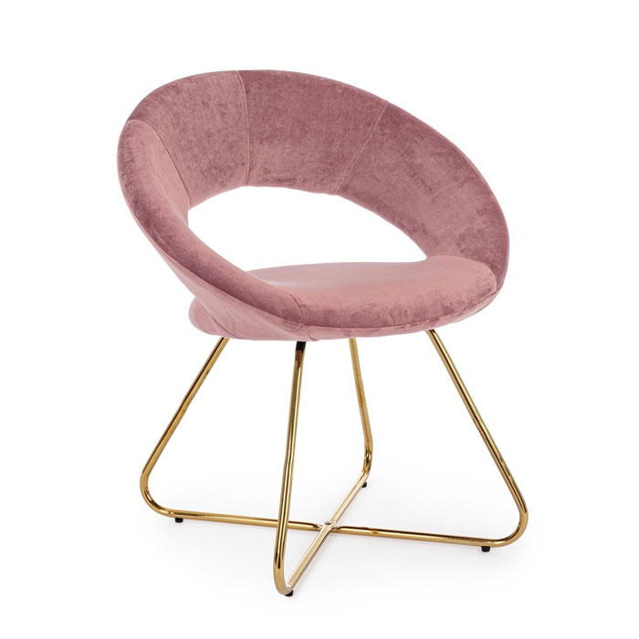 dining/dining-chairs/bizzotto-vanity-gold-pink-velvet-armchair