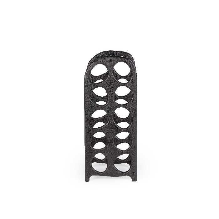 kitchenware/racks-holders-trollies/bizzotto-yukon-black-bottle-rack-10p