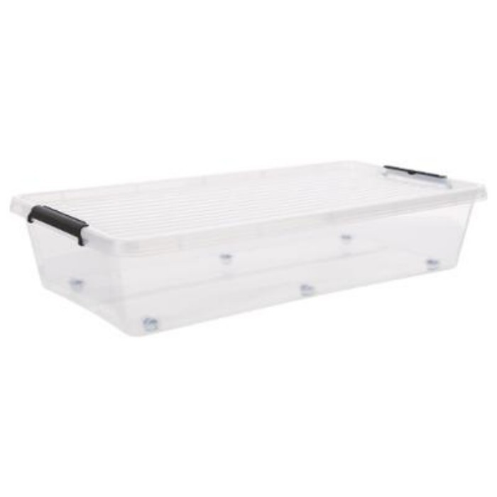 household-goods/storage-baskets-boxes/simply-smart-under-bed-plastic-storage-50l-on-wheels