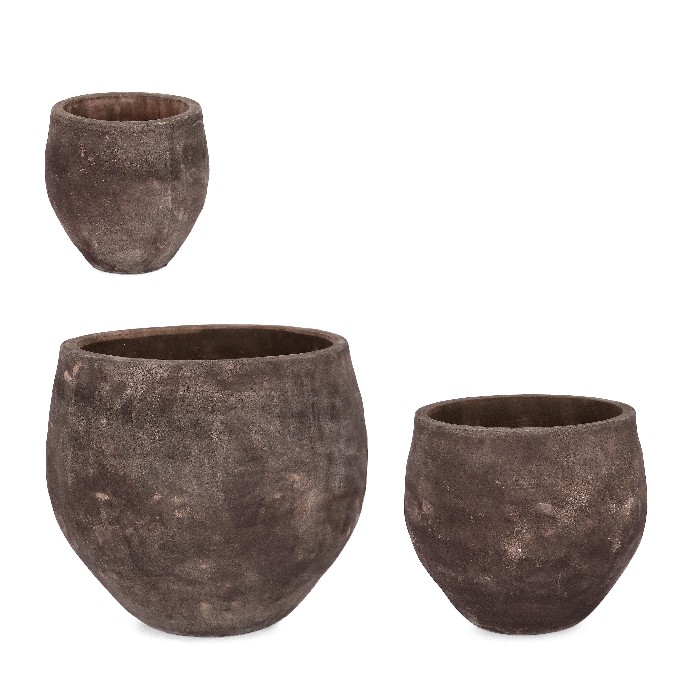 home-decor/indoor-pots-plant-stands/bizzotto-set-of-3-minh-shaped-pots-holders-dark-terracotta