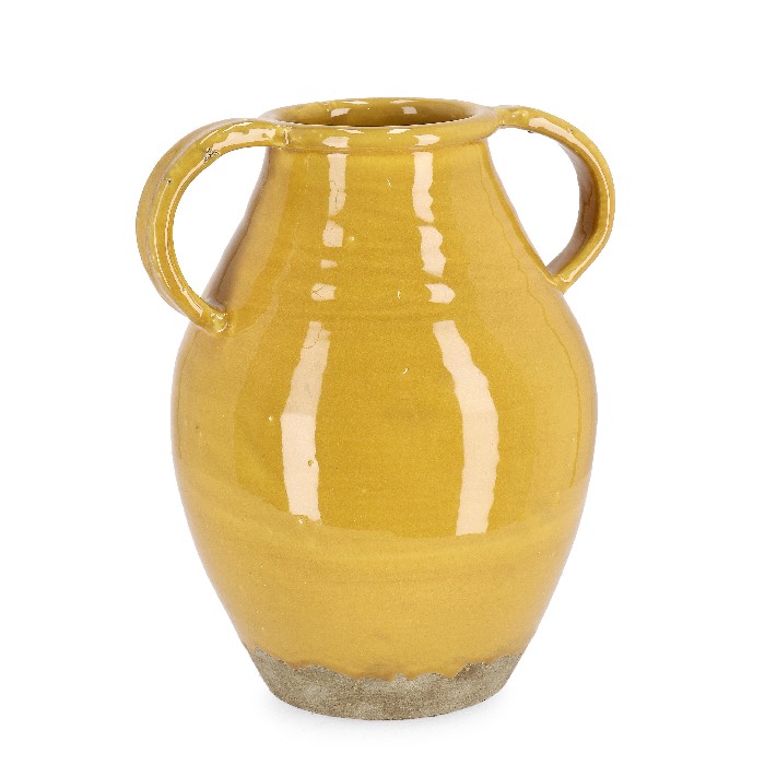 home-decor/vases/daruma-two-handle-terracotta-mustard-amphora-–-h31cm