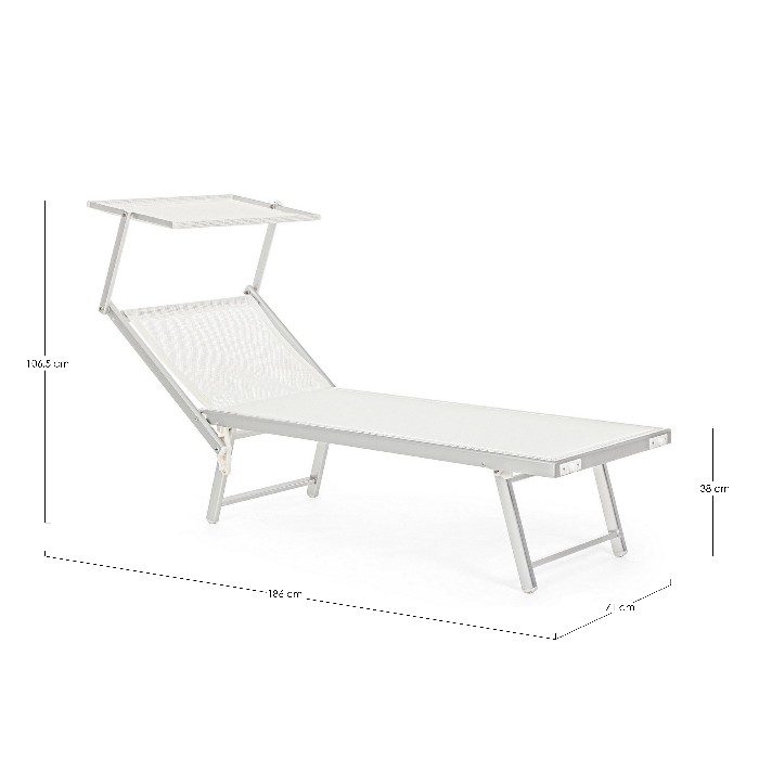 outdoor/swings-sun-loungers-relaxers/bizzotto-cross-white-textilene-sunbed-with-sunshade