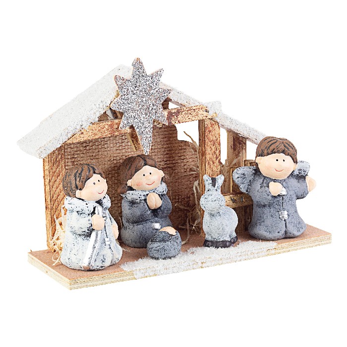 christmas/cribs-villages/holiness-natural-hut-nativity-with-leds