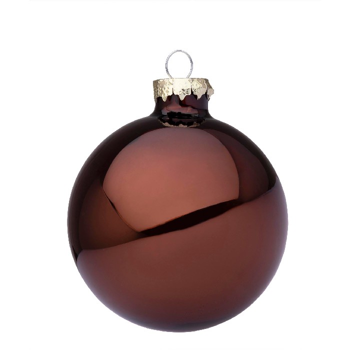 christmas/baubles/shiny-trunk-brown-glass-ball-–-d8cm-s4625