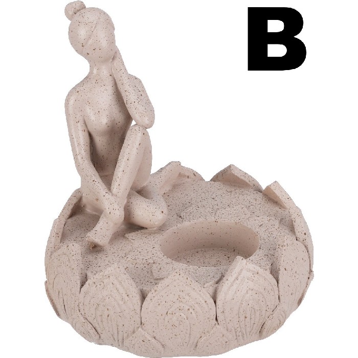 home-decor/candle-holders-lanterns/tealight-holder-yoga-lady-3-assorted