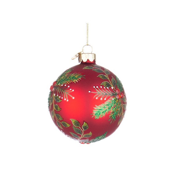 christmas/baubles/xmas-bizzotto-leafage-red-glass-ball-d80cm