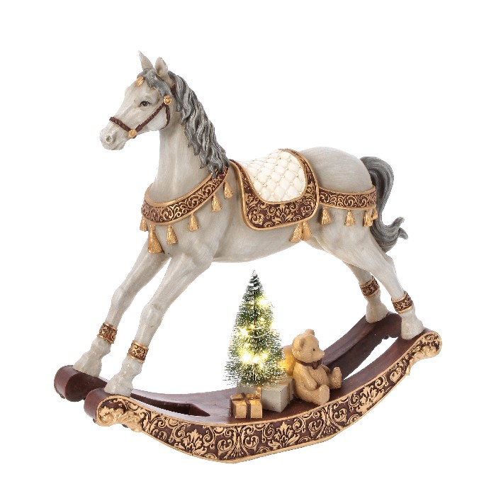 christmas/decorations/xmas-edwyn-goldred-rocking-horse-h29cm