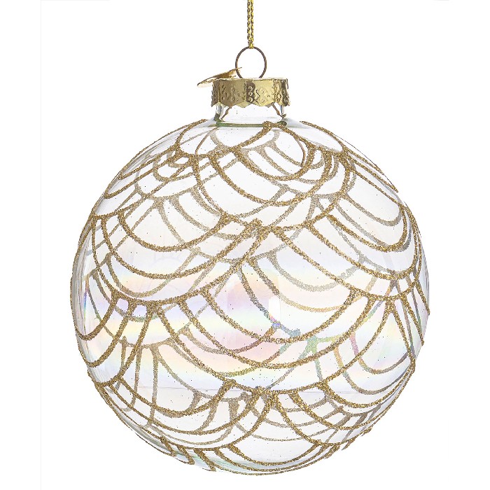 christmas/baubles/bizzotto-prism-iridescent-glass-ball-diameter-10cm