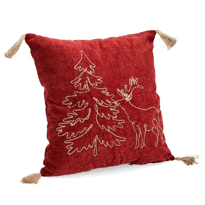 christmas/decorations/herbert-bordeaux-cushion-with-fringes-–-45cm-x-45cm