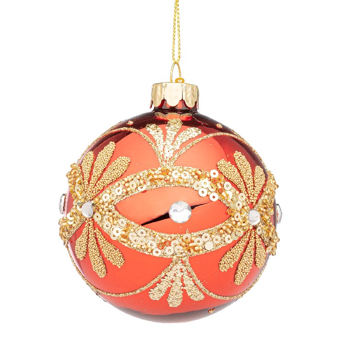 christmas/baubles/garish-red-glass-ball-–-d8cm