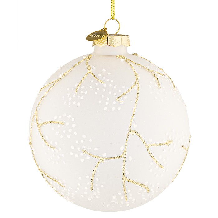 christmas/baubles/floral-white-matte-glass-ball-–-d10cm
