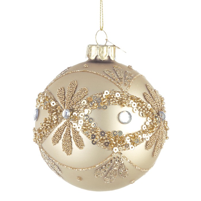 christmas/baubles/garish-matte-champagne-glass-ball-–-d8cm