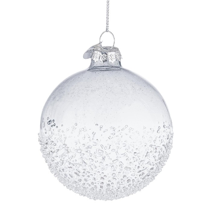 christmas/baubles/bizzotto-amaze-grey-glass-ball-diameter-8cm