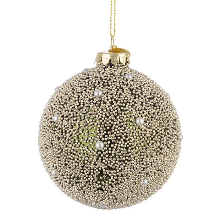 christmas/baubles/pearl-green-glass-ball-–-d8cm