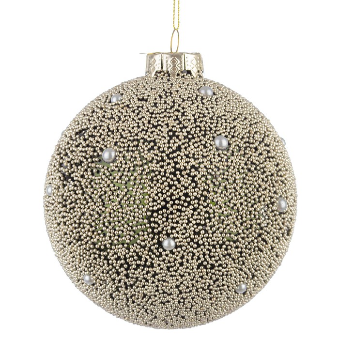 christmas/baubles/pearl-green-glass-ball-–-d10cm