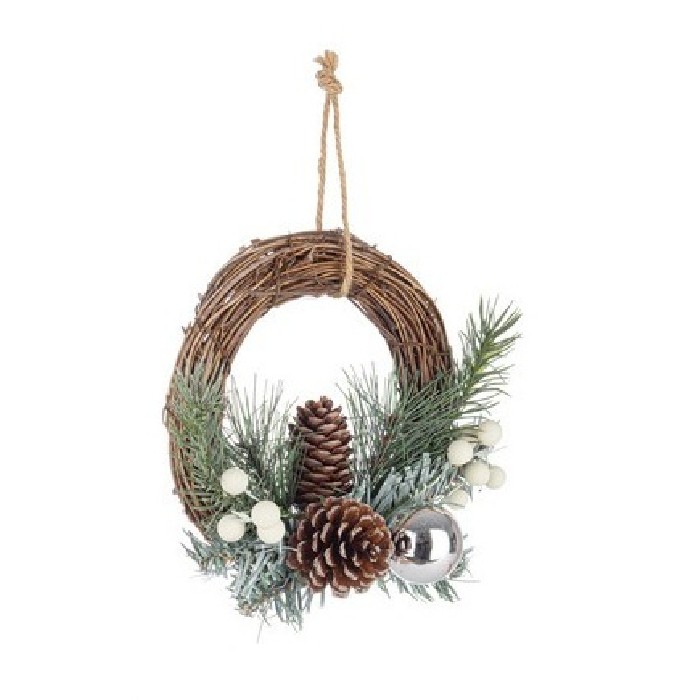 christmas/decorations/yard-wreath-with-white-berries-–-d20cm