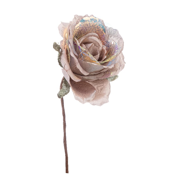 christmas/decorations/jayde-brown-iridescent-rose-pick-–-h11cm