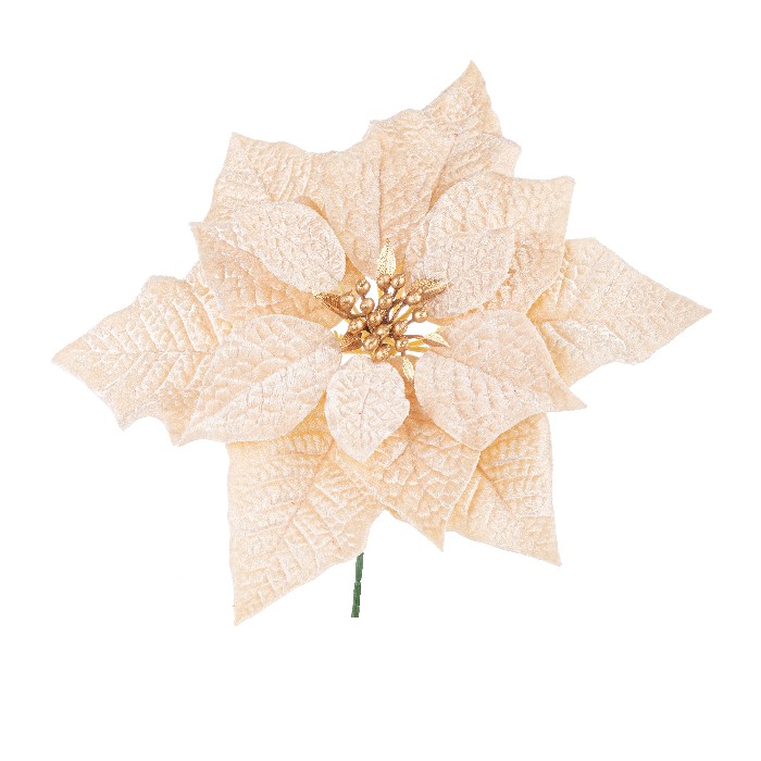 christmas/decorations/janel-champagne-poinsettia-pick-–-h23cm