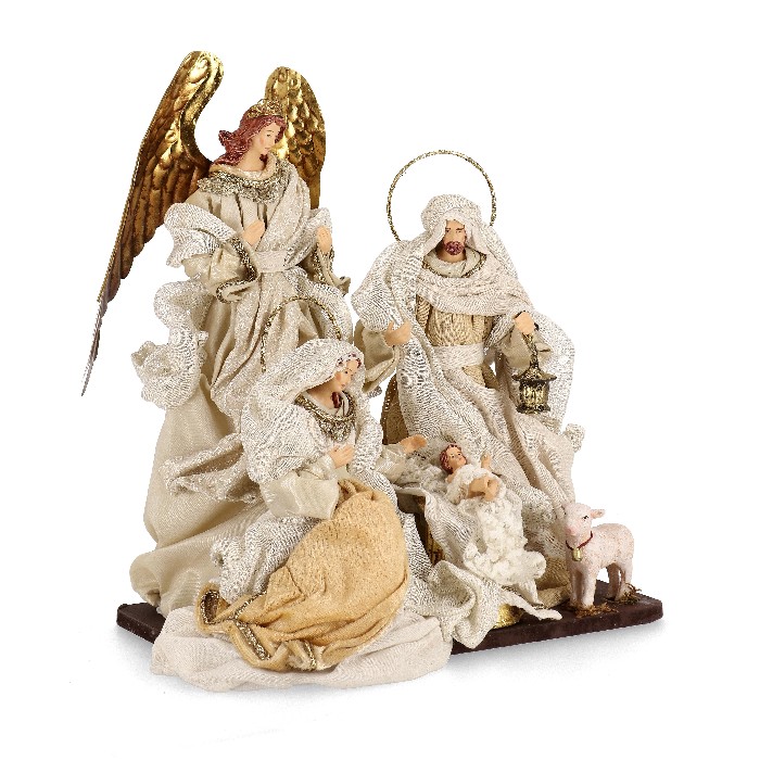 christmas/cribs-villages/divine-standing-angel-with-holy-family-–-h28cm