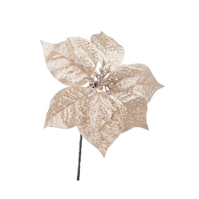 christmas/decorations/julie-beige-poinsettia-pick-–-h22cm