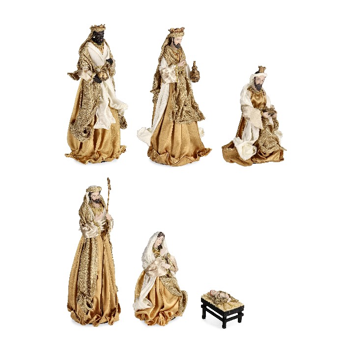 christmas/cribs-villages/bizzotto-honor-white-and-gold-nativity-set-of-6-pieces-h15cm