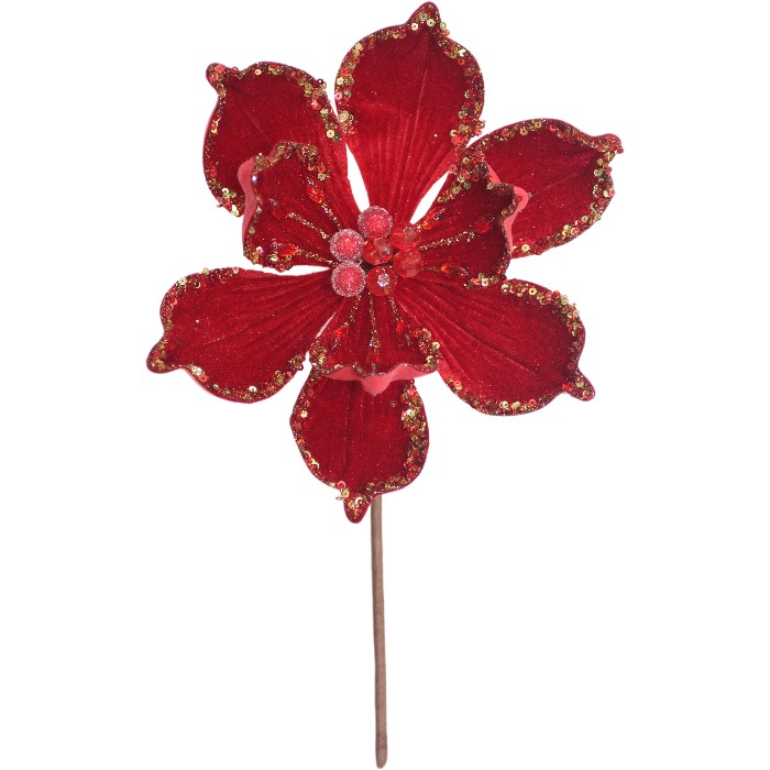 christmas/decorations/bizzotto-athena-red-magnolia-pick-18cm-x-h25cm