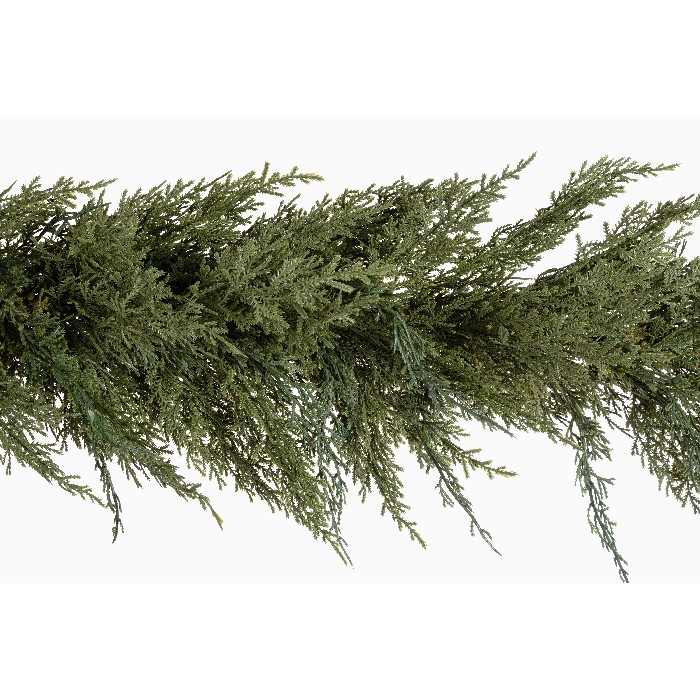 christmas/tinsel-garlands/bizzotto-baylee-green-garland-h180cm