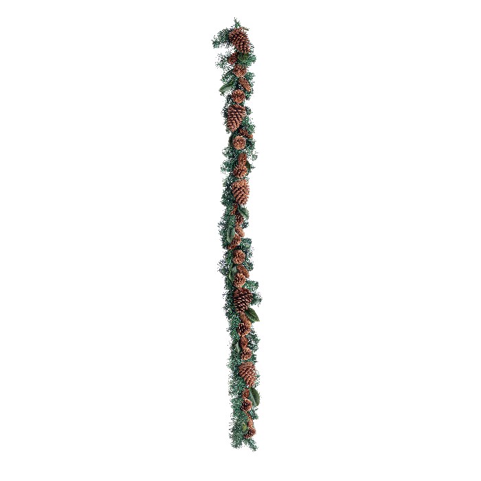 christmas/tinsel-garlands/bizzotto-wessel-green-garland-with-pinecones-h180cm