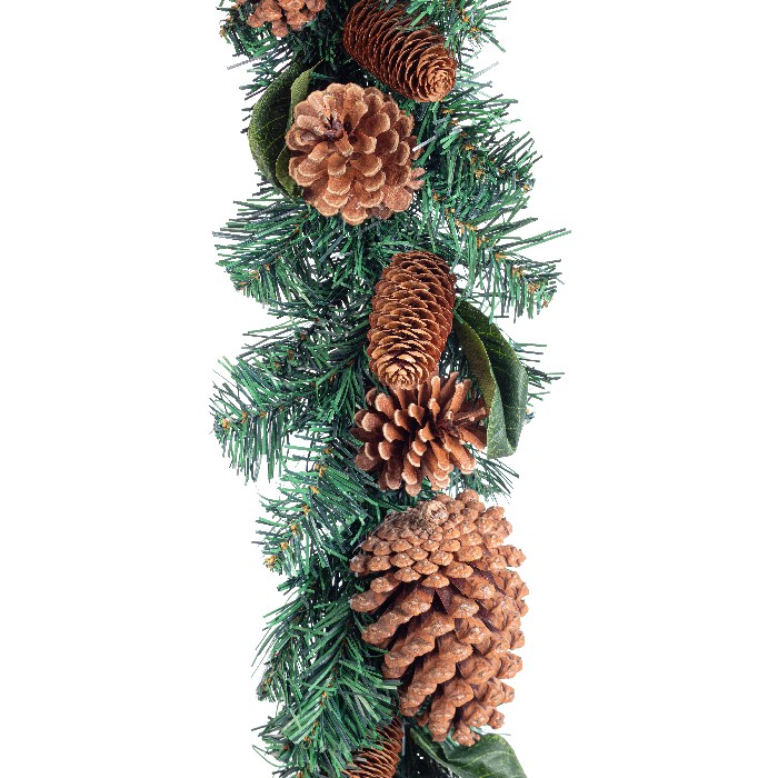 christmas/tinsel-garlands/bizzotto-wessel-green-garland-with-pinecones-h180cm