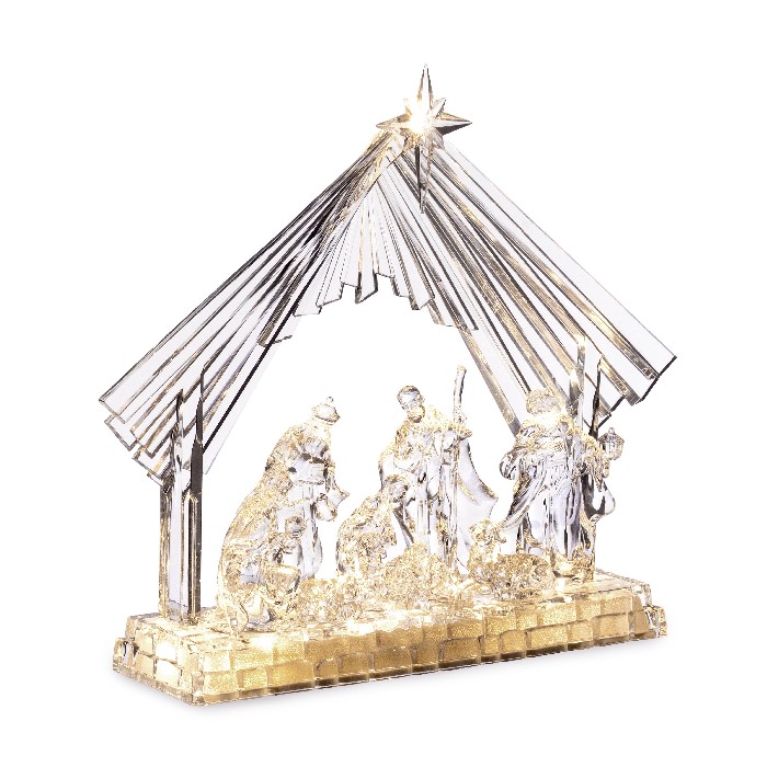 christmas/cribs-villages/bizzotto-silky-nativity-set-of-8-pieces-with-hut-and-led-h28-5cm