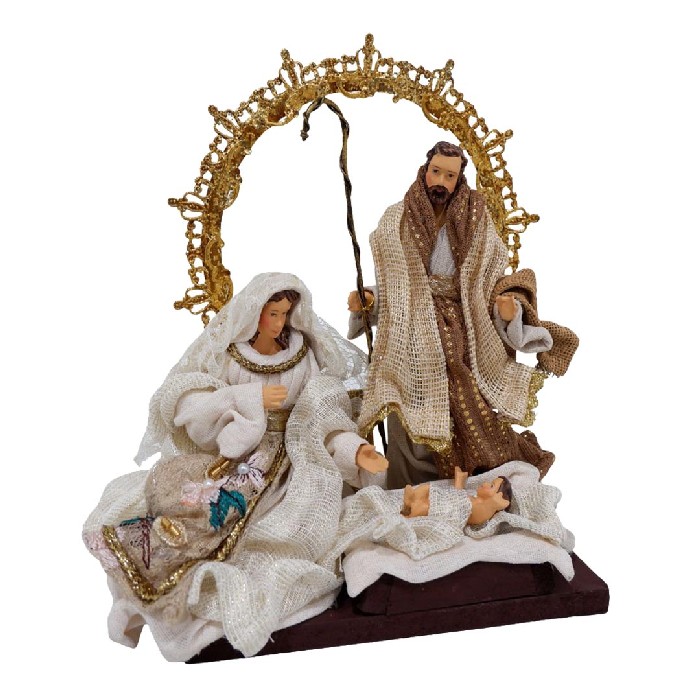christmas/cribs-villages/bizzotto-devoted-holy-family-with-crib-and-star-beige-and-gold-h23cm
