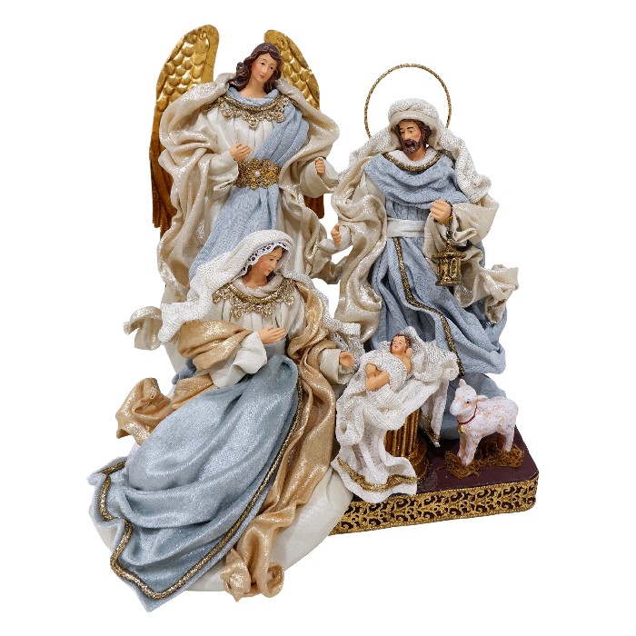 christmas/cribs-villages/bizzotto-honest-beige-and-light-blue-holy-family-with-angel-and-star-h36cm