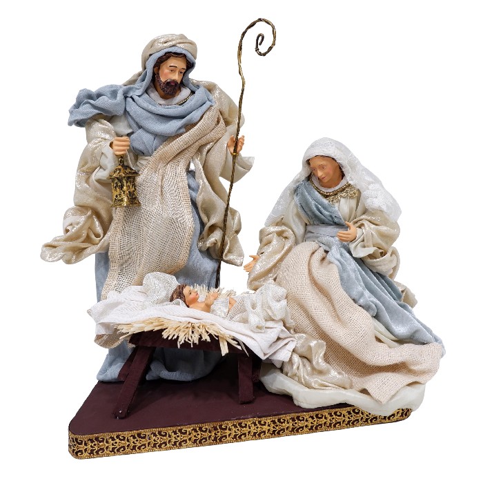 christmas/cribs-villages/bizzotto-honest-beige-and-light-blue-holy-family-with-base-h42cm