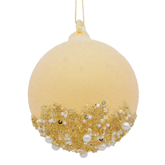 christmas/baubles/bizzotto-brill-champagne-glass-ball-diameter-8cm
