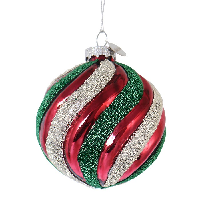 christmas/baubles/bizzotto-undulate-red-glass-ball-diameter-8cm