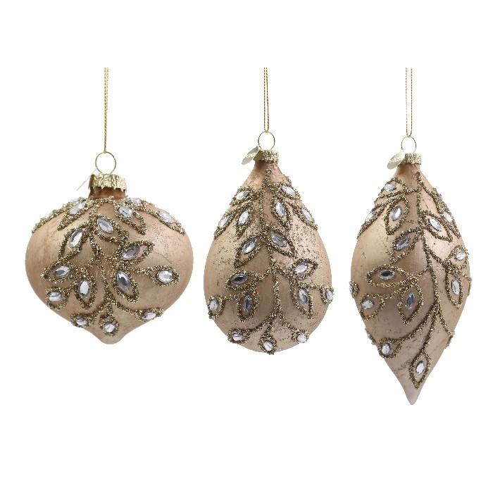 christmas/baubles/bizzotto-gemstone-champagne-glass-ornaments-3-assorted