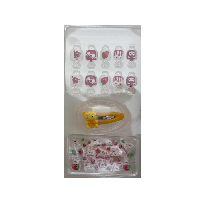bathrooms/personal-beauty-clean/mumuso-press-on-nails-for-kids-bear-raspberry