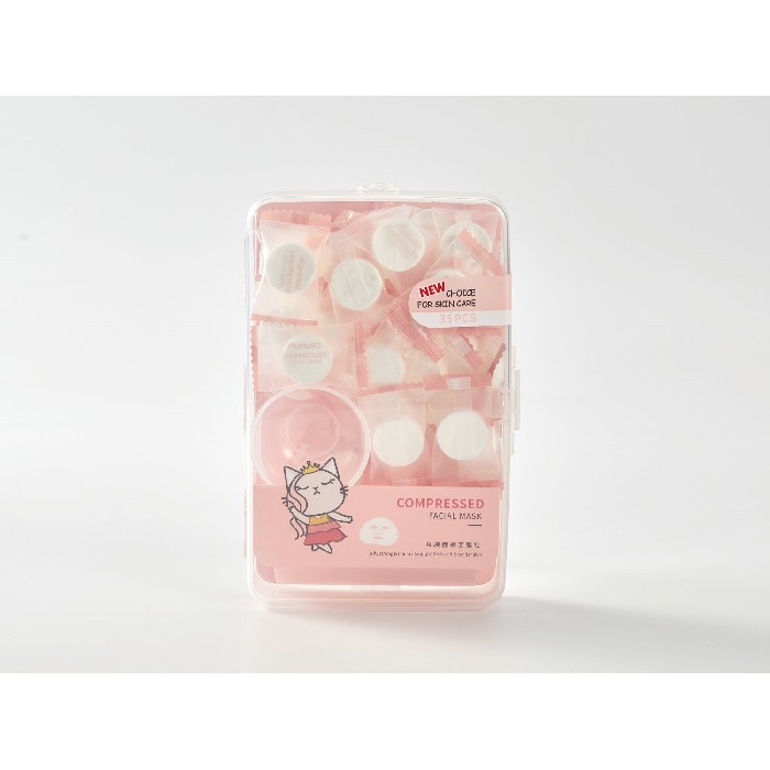 bathrooms/personal-beauty-clean/mumuso-box-packed-compressed-facial-mask-35pcs