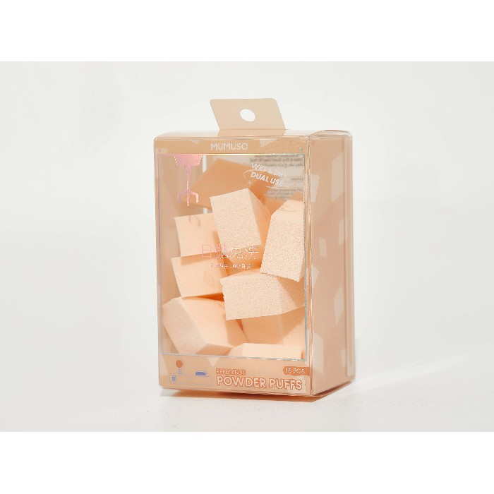 bathrooms/personal-beauty-clean/mumuso-rhombus-powder-puffs-wet-dry-dual-use15-pcs