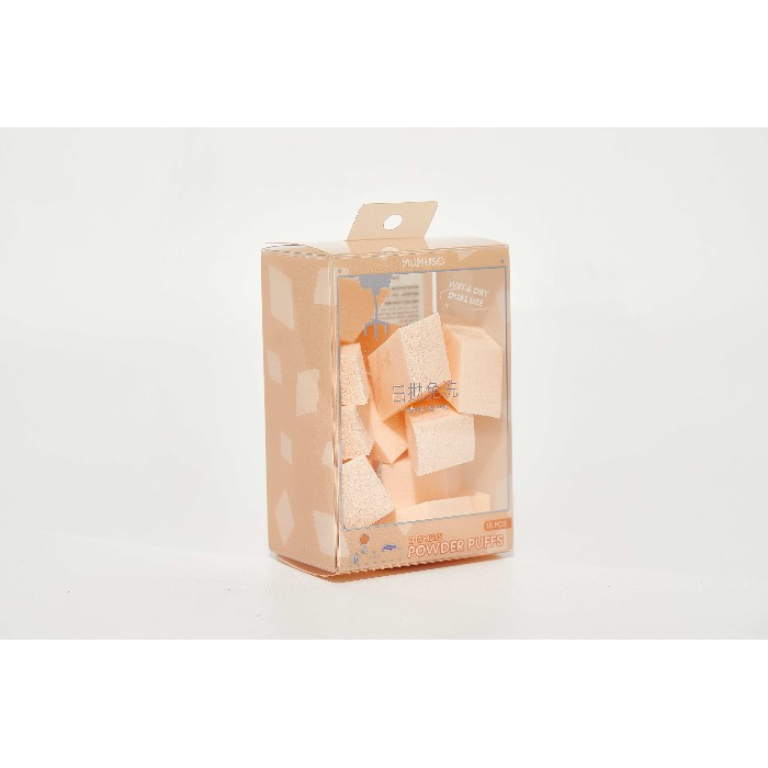bathrooms/personal-beauty-clean/mumuso-rhombus-powder-puffs-wet-dry-dual-use15-pcs