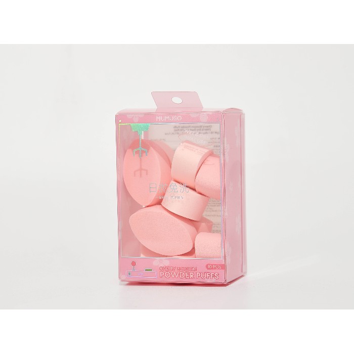 bathrooms/personal-beauty-clean/mumuso-cherry-blossom-powder-puffs-wet-dry-dual-use10-pcs